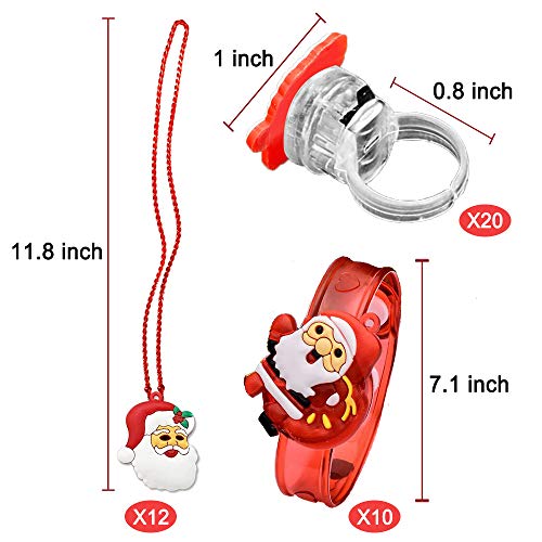 Light Up Christmas Party Favors 42 Pack P717739
