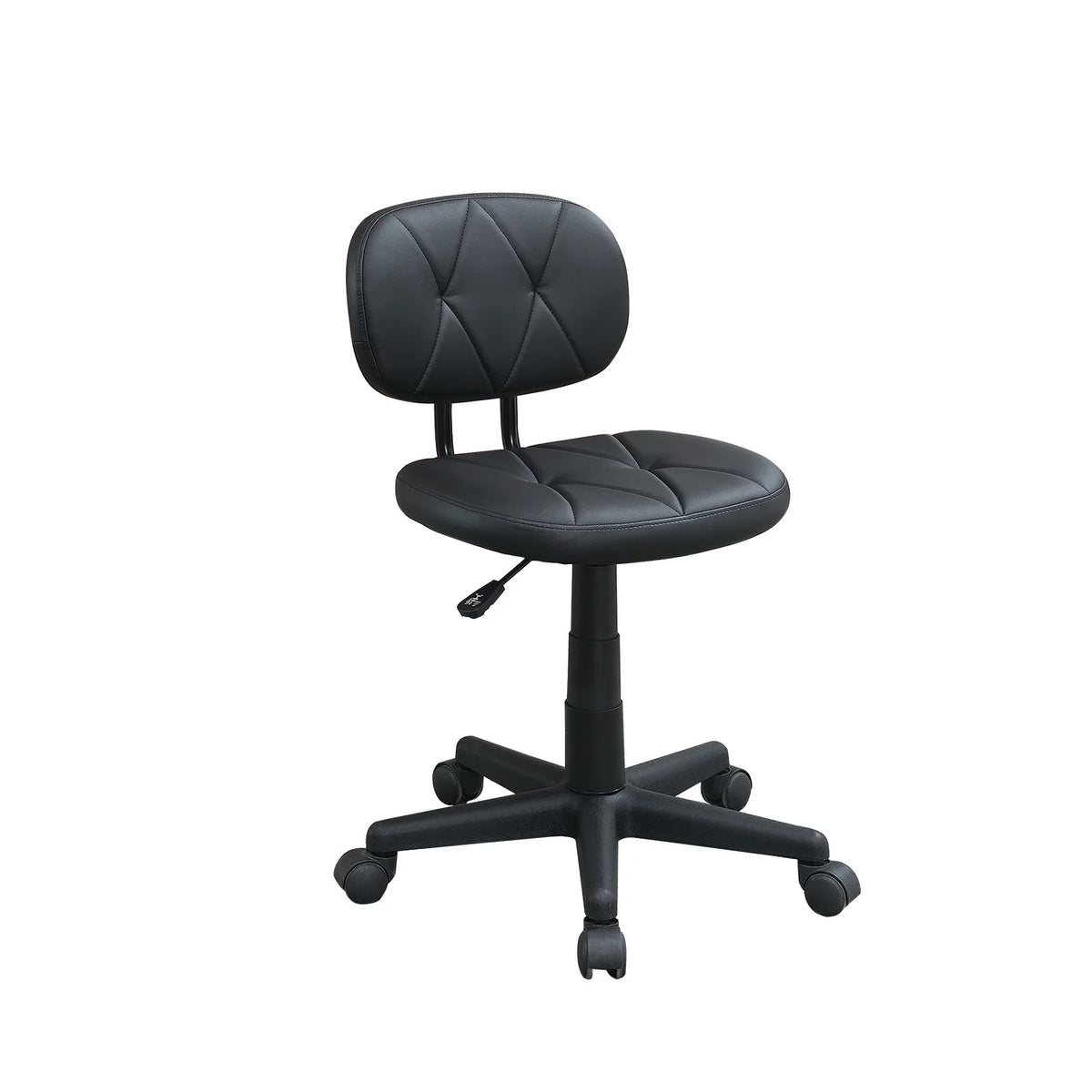 Black PU Leather Low-Back Office Chair S597