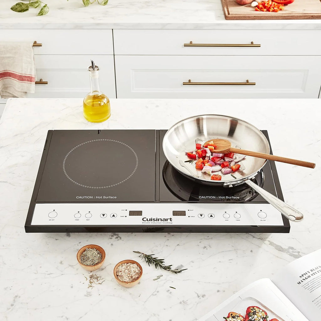 Black Double Induction Cooktop K601047