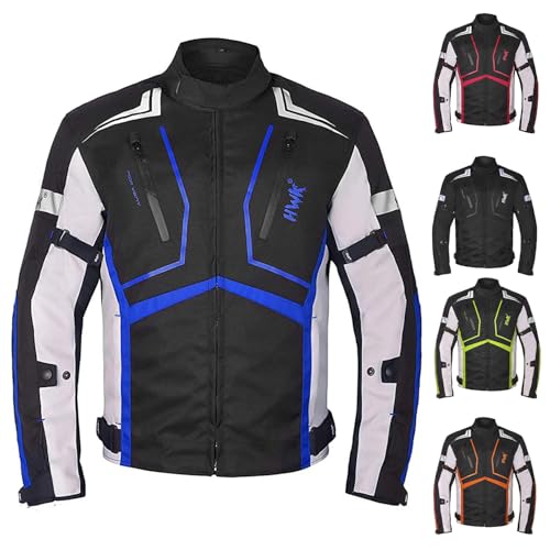 Motorcycle Jacket with Cordura Fabric and Armor Foam Padding Red 2X-Large M87182