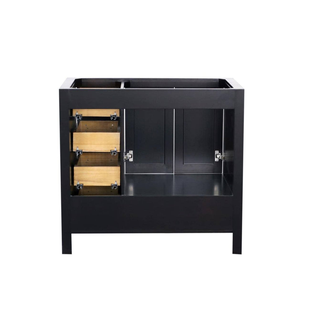 Gray Wood Vanity Cabinet Only V294