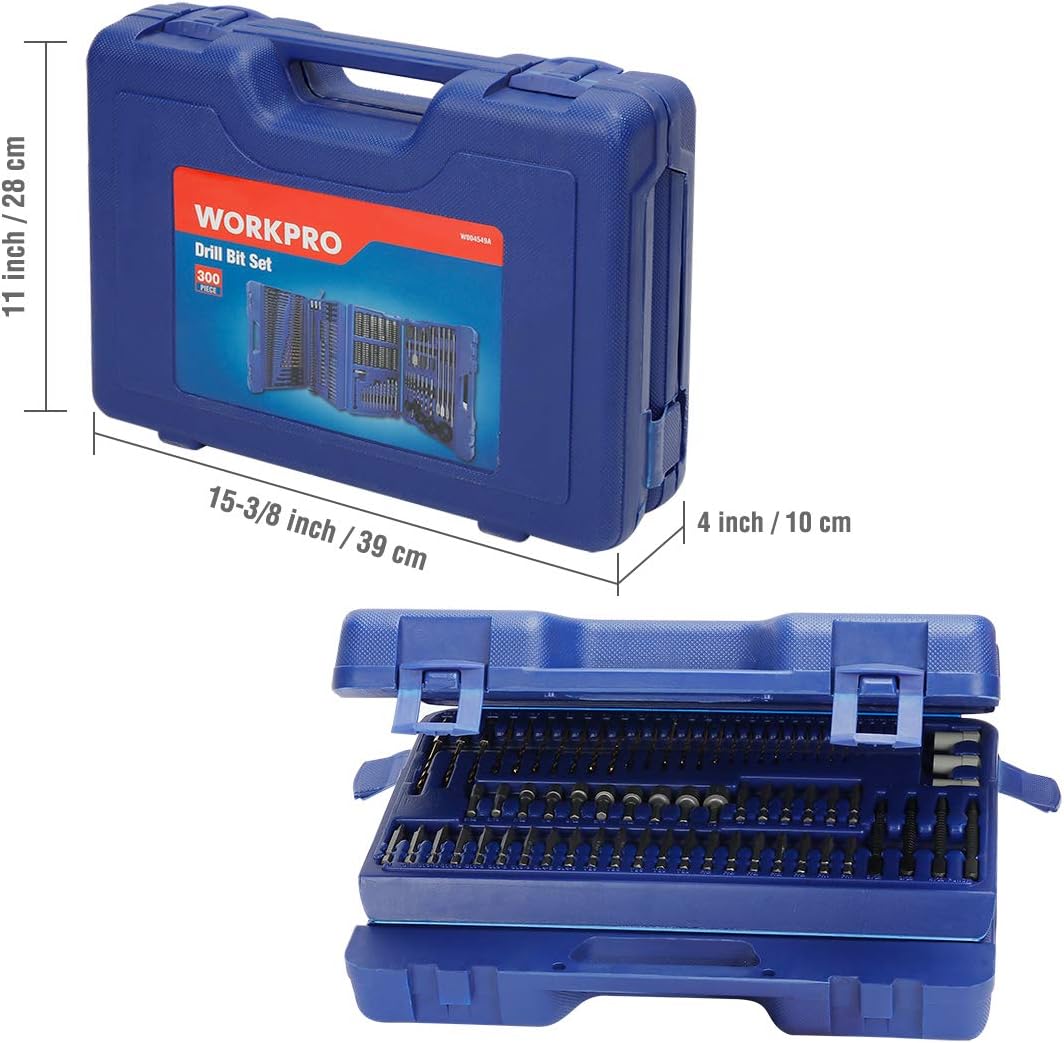 300-Piece Drill Bit Set with Storage Case Y898
