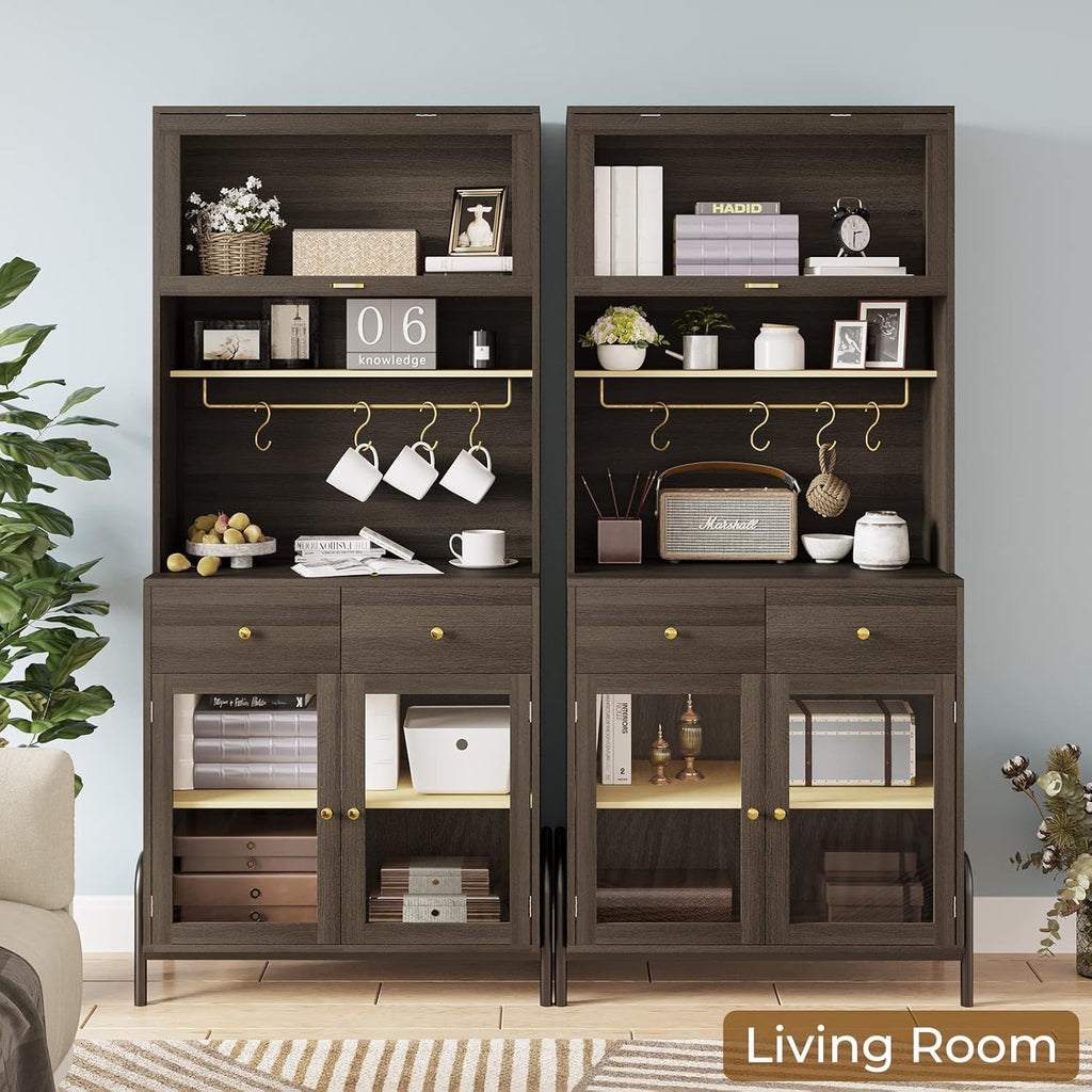 Buffet Cabinet with Storage, 71 Inches D943