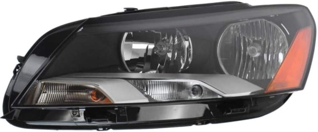 Driver Side Headlight Assembly for Volkswagen Passat 2011-2015 Q44846