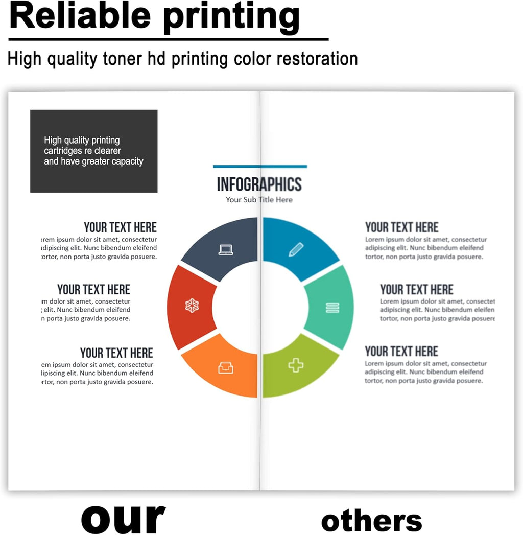 Magenta Toner Cartridge for HP Printers (1 Pack) A8849