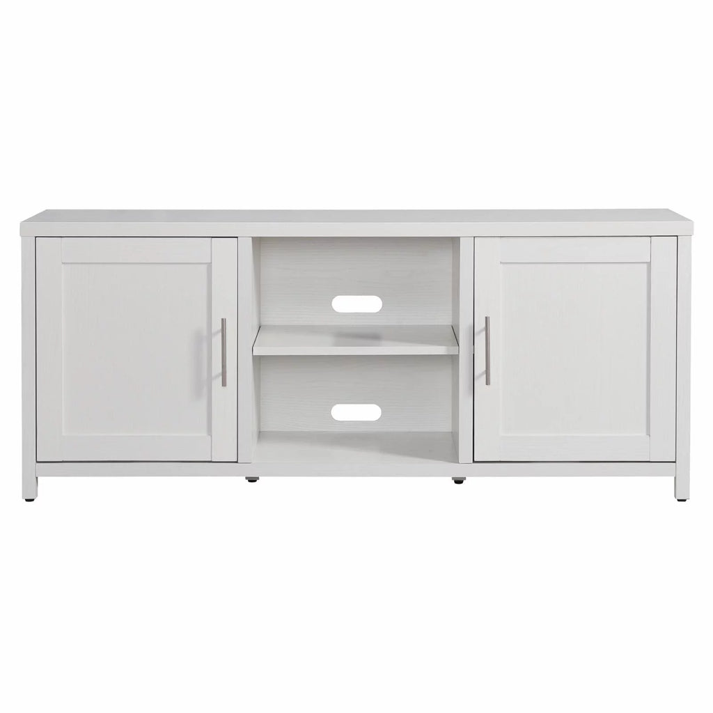 White Rectangular TV Stand T30005