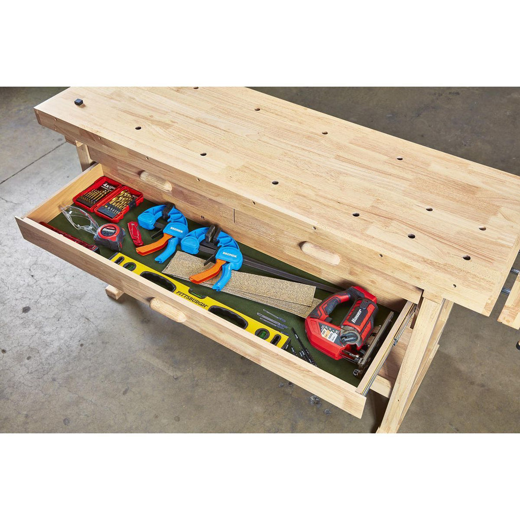 60 in. 3-Drawer Hardwood Workbench F530