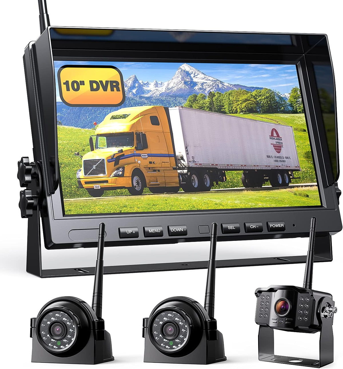 1080P Wireless Backup Camera with 10" FHD Monitor W697458