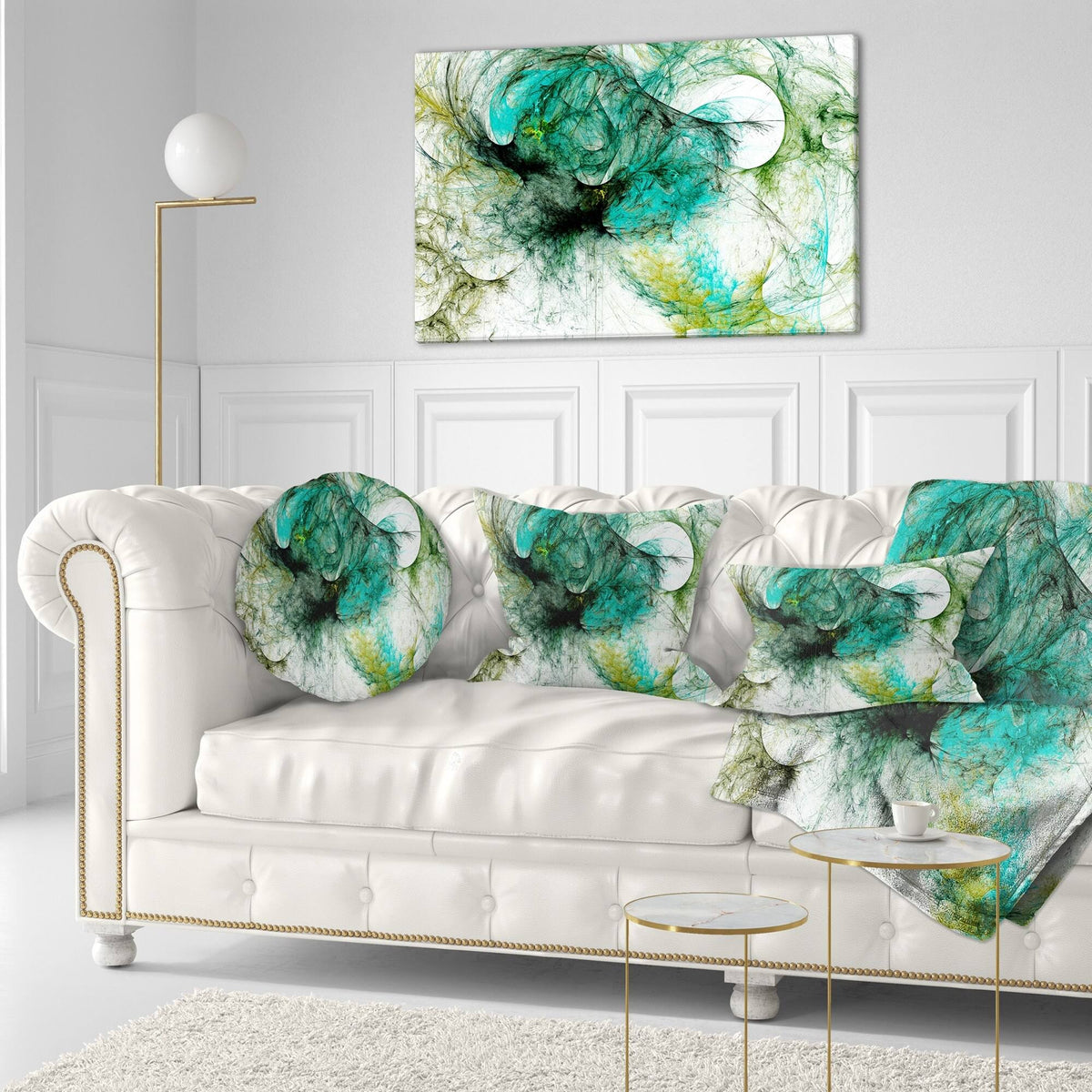 Green Graphic Art on Wrapped Canvas H568508