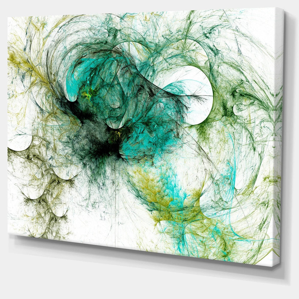 Green Graphic Art on Wrapped Canvas H568508