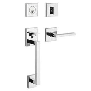 Single Cylinder Keyed Entry Handleset with Interior Lever T64307