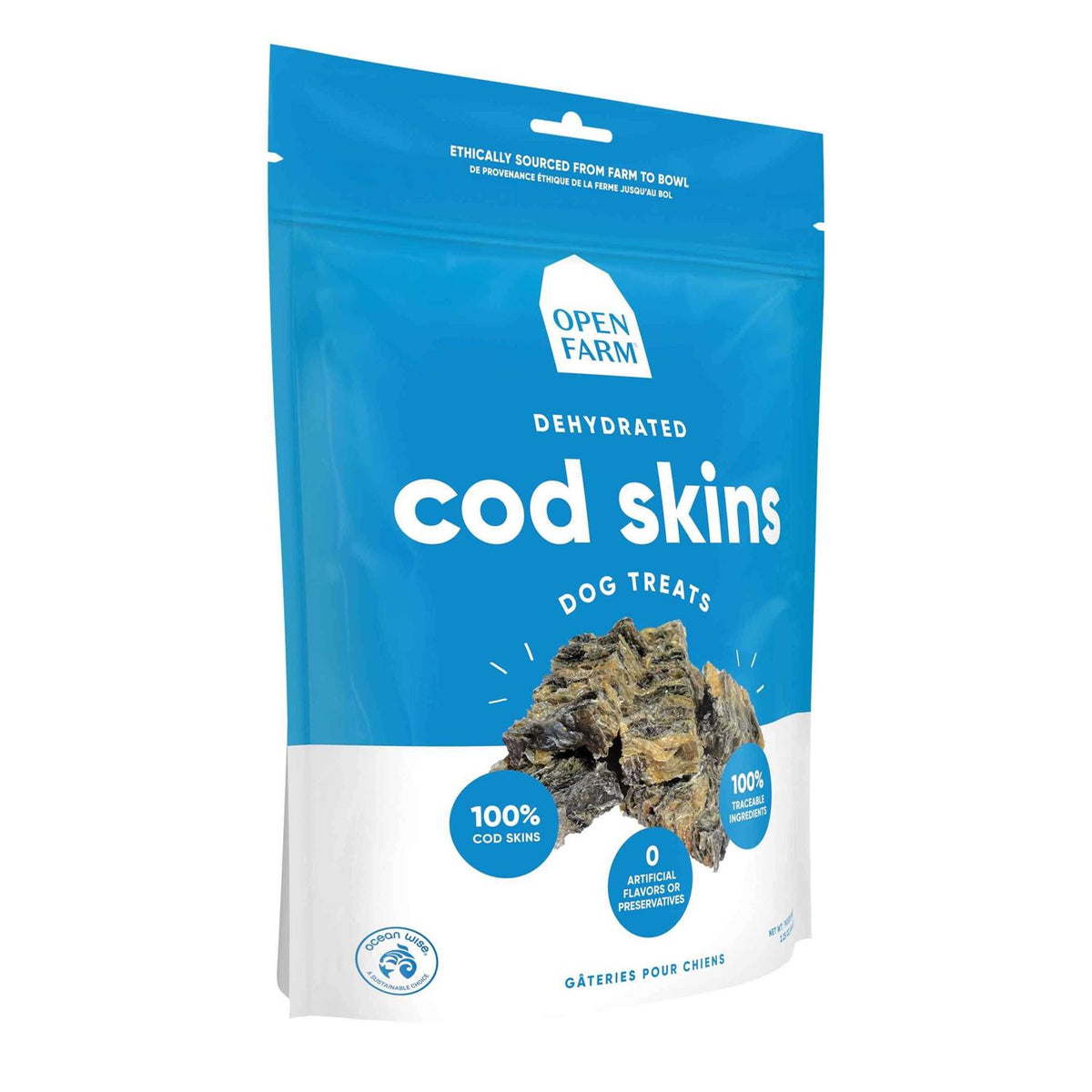 Cod Skins Dehydrated Dog Treats K433