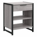 Small End Table with Drawer in Platinum Gray T478