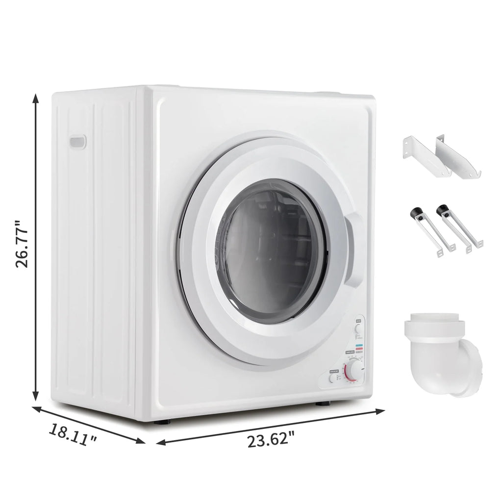 White 2.6 cu ft Portable Laundry Dryer L7078