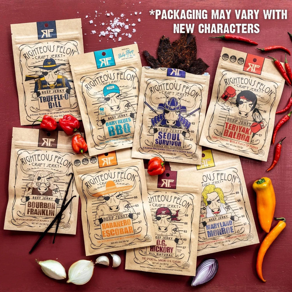 Beef Jerky Variety Pack 2 oz 8 Pack L5277