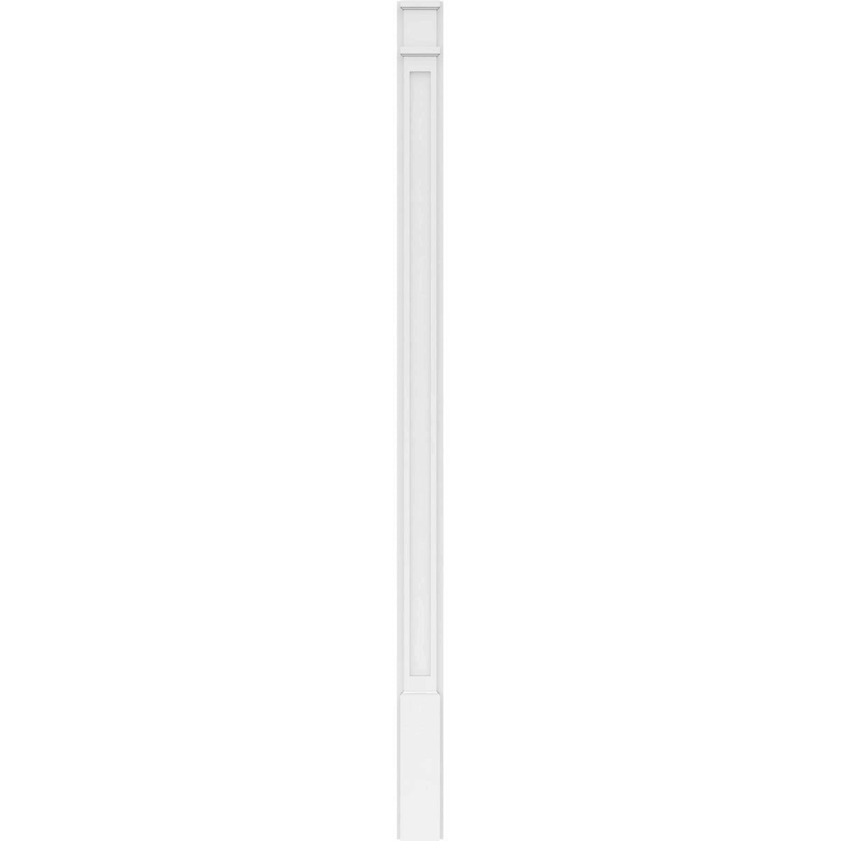 PVC Pilaster with Decorative Capital & Base (Pair) O61404