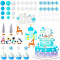 35 Piece Christmas Cake Topper Set W1436