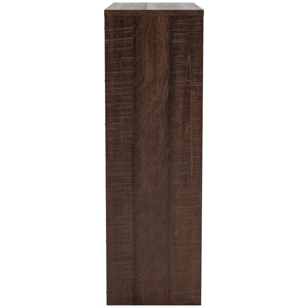 Medium Bookcase with 2 Adjustable Shelves, Dark Brown X398