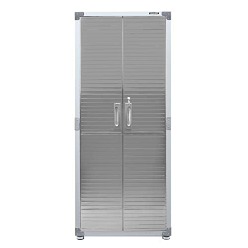 Solid Steel Lockable Metal Storage Cabinet with Adjustable Shelves, 48" W x 24" D x 72" H Z4767
