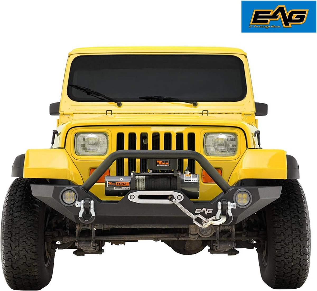 Front LED Bumper and Rear Bumper with Assembled Tire Carrier Z462