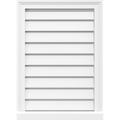 PVC Gable Vent with Brickmould I2548