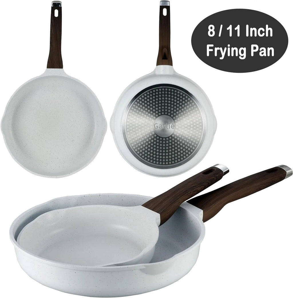 13pcs Nonstick White Granite Cookware Set L99570