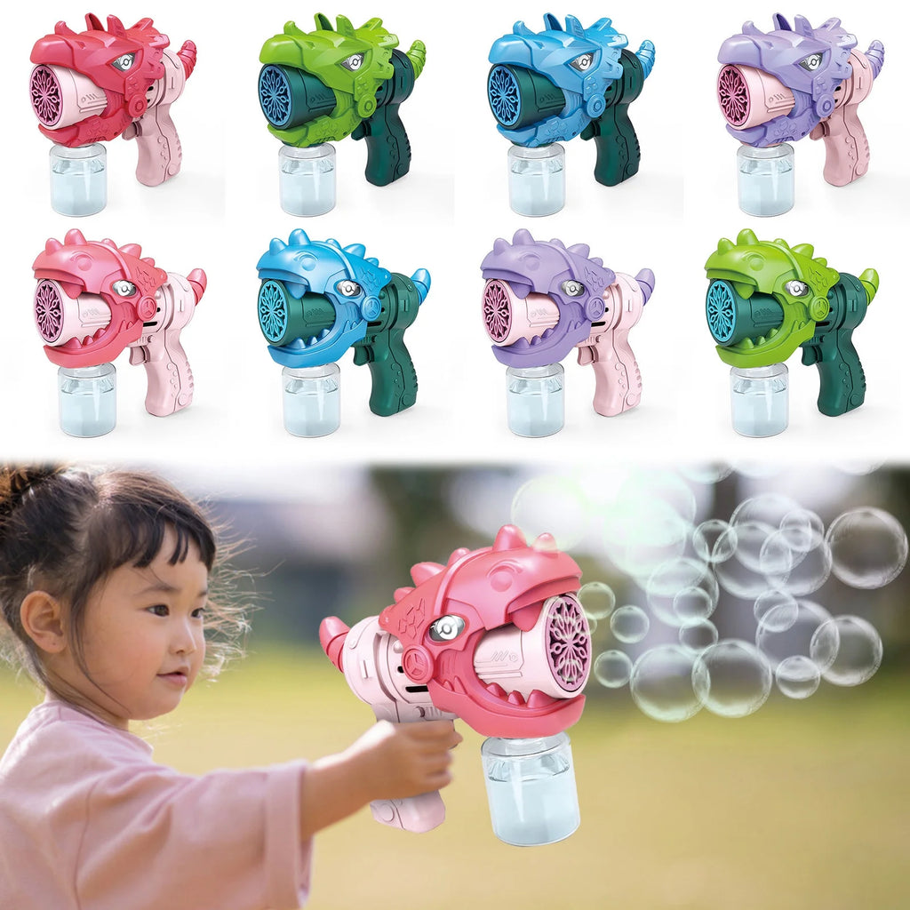 Electric Bubble Machine Toys For Children Silver F12477