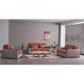 Orange Loveseat Sleeper U314