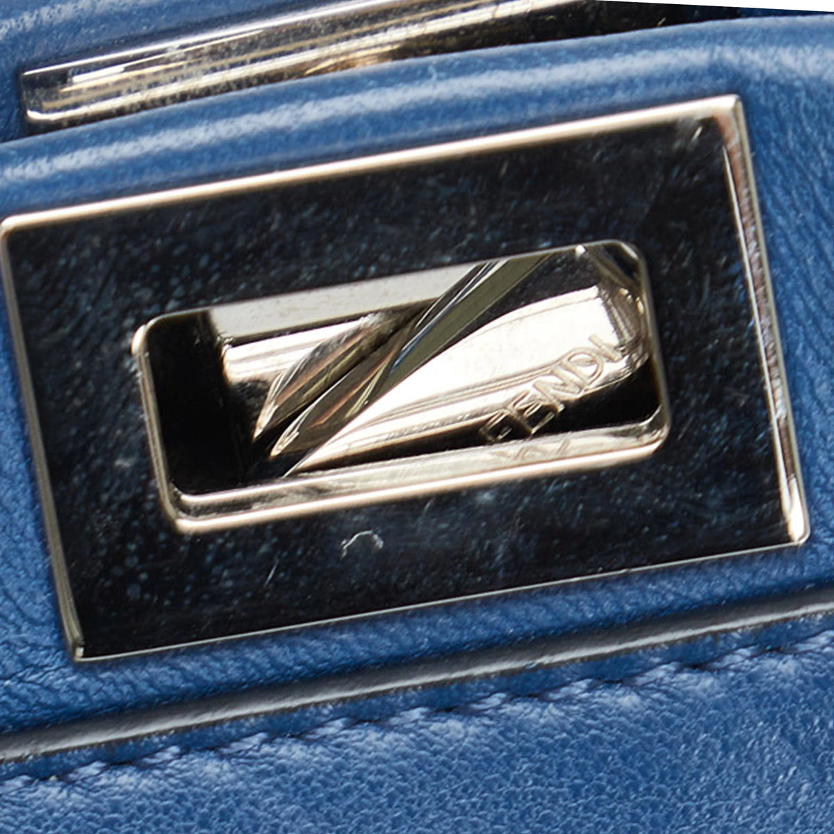 Blue Calf Leather Satchel B677
