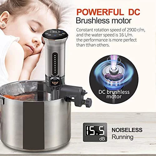 1100 Watt IPX7 Waterproof Sous Vide Cooker S468408
