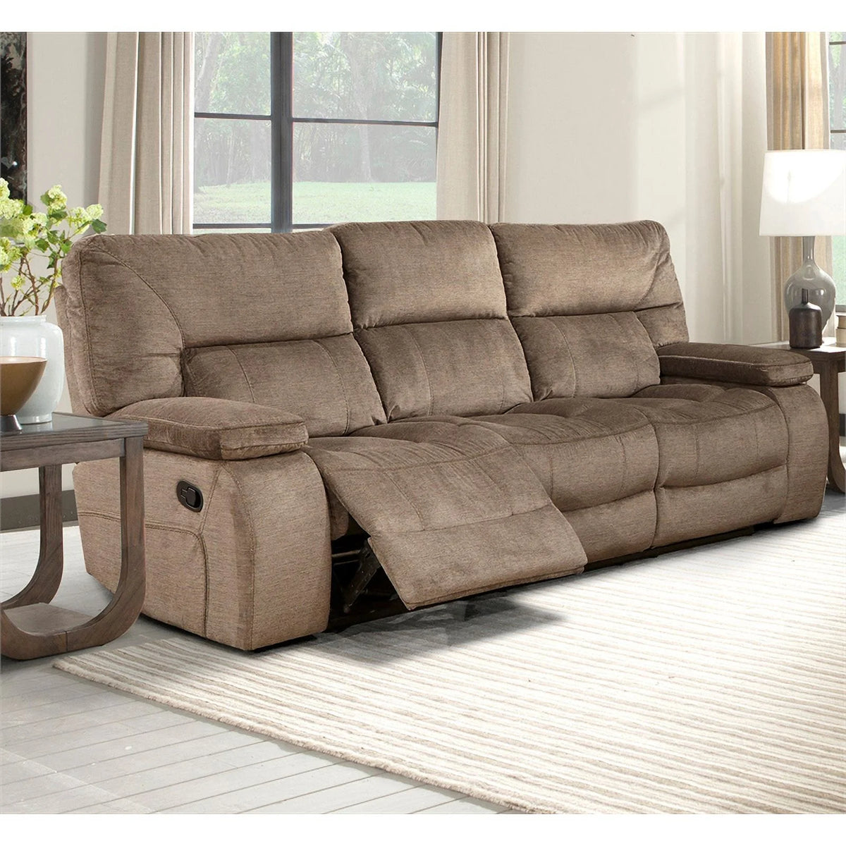 3-Piece Glider Recliner Loveseat and Sofa Set A18798