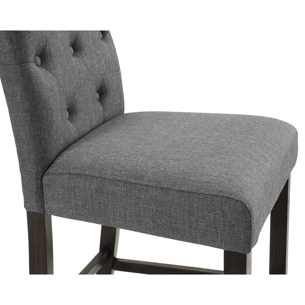 Solid Wood Tufted Barstool, Set of 2 H65257