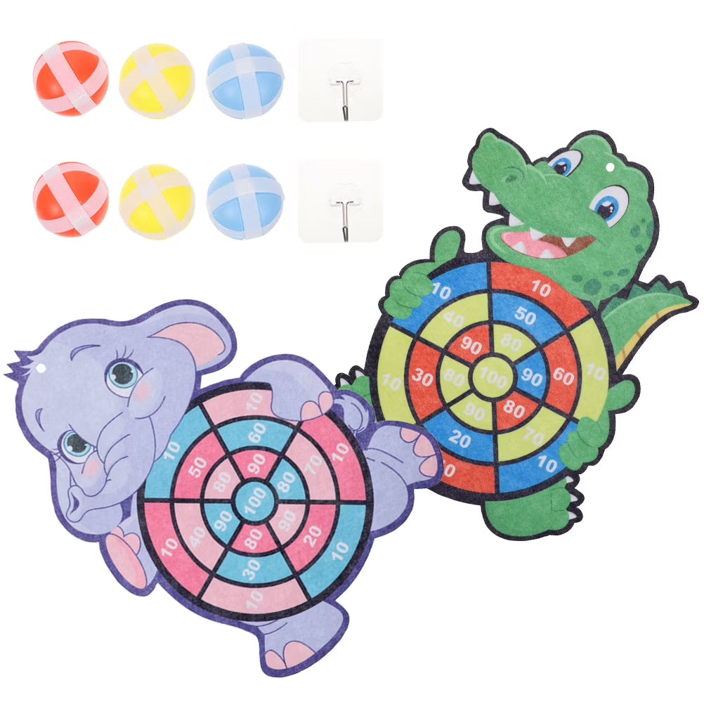 2 Sets Magnetic Plastic Dart Board Game L906