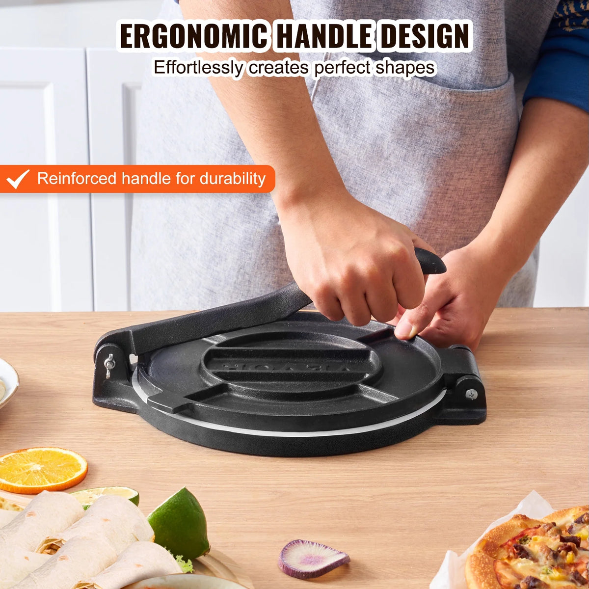 8 Inch Cast Iron Tortilla Press J65158