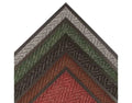 Gray Blended Yarn Carpeted Entry Mat with Vinyl Backing Q928432