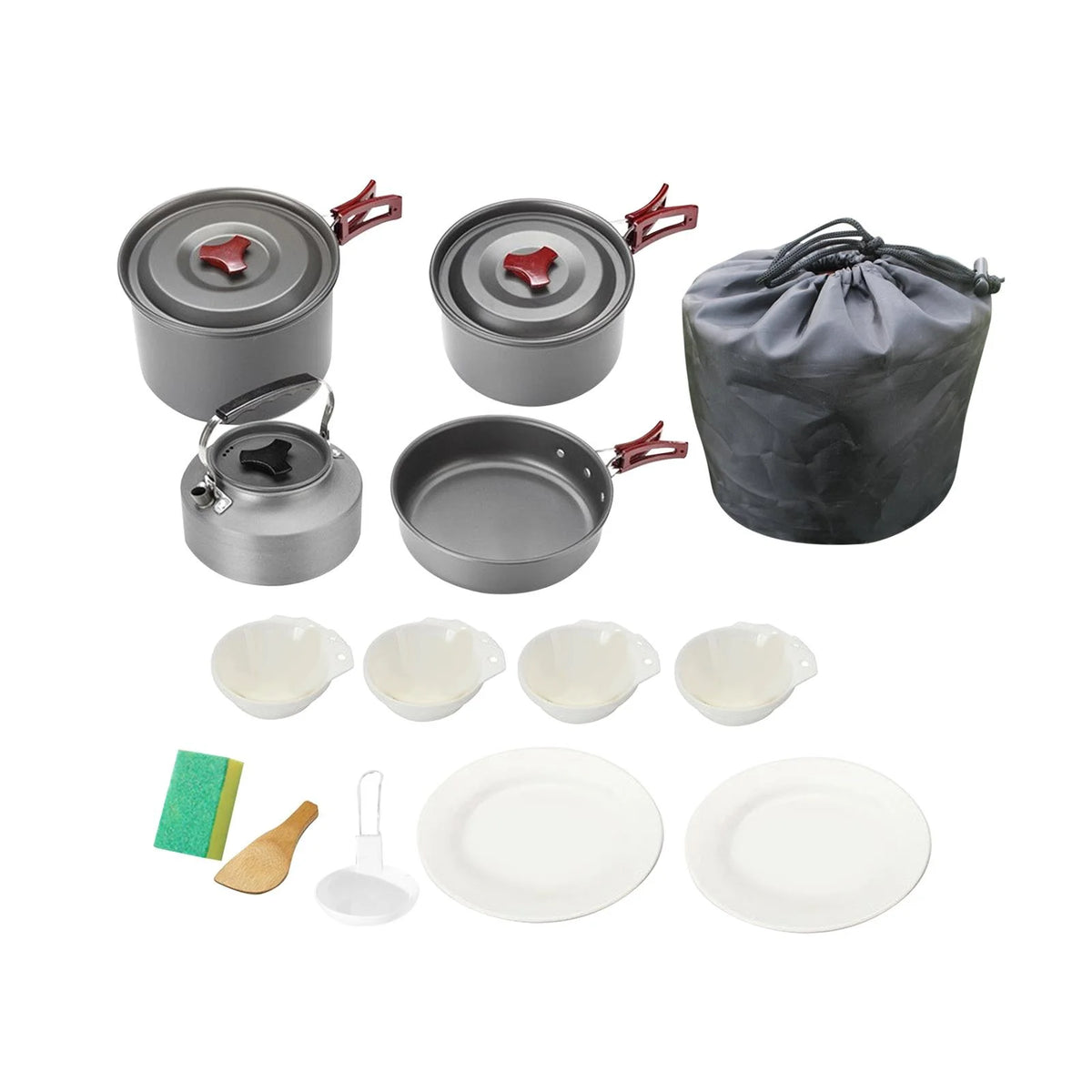 Non Stick Camping Cookware Mess T8676