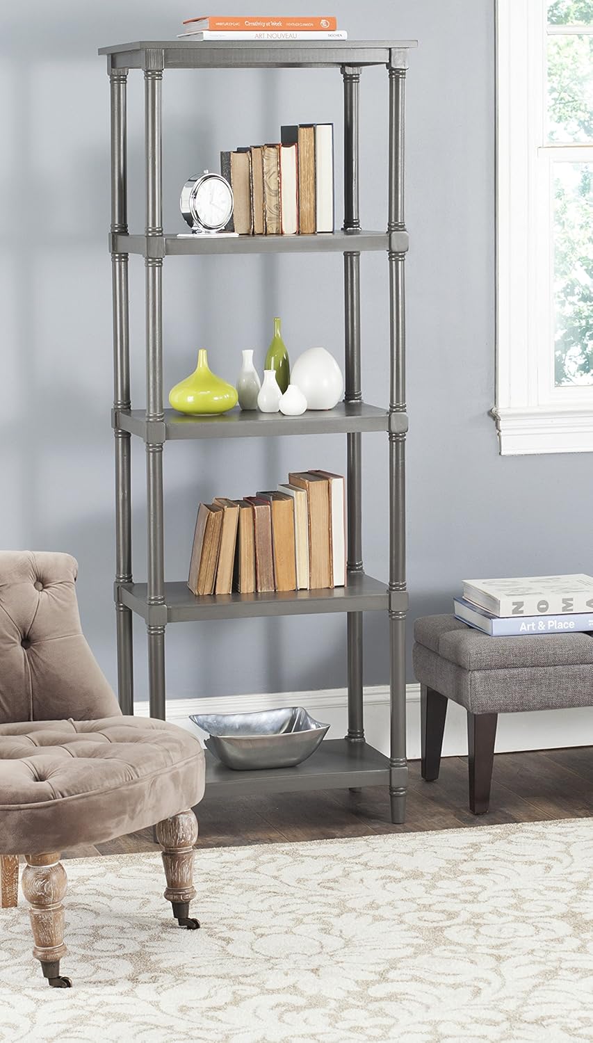 Grey 5 Tier Bookcase U92350