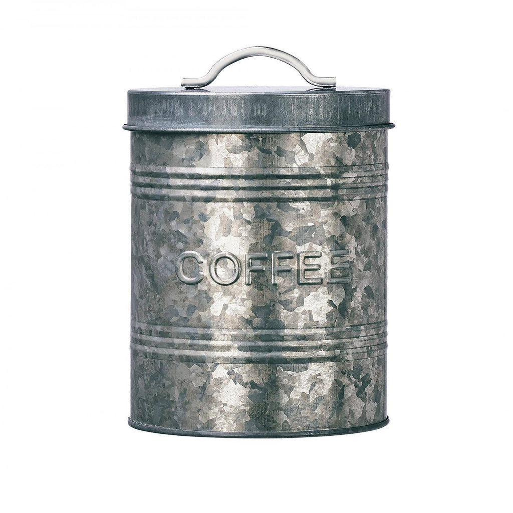 Galvanized Metal Storage Canisters, Set of 3 B8792