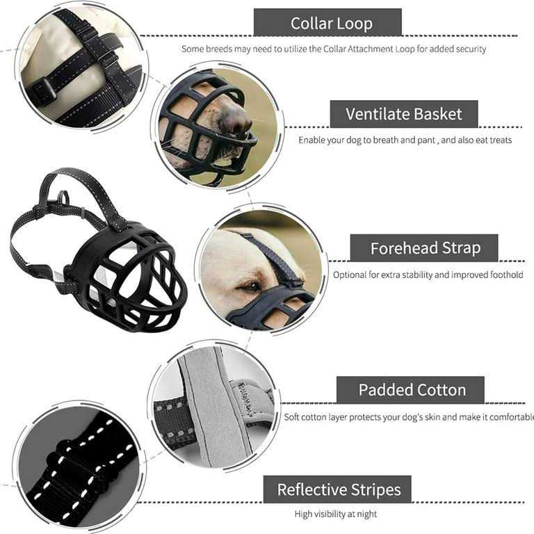 Soft Mesh Adjustable Dog Muzzle L2180