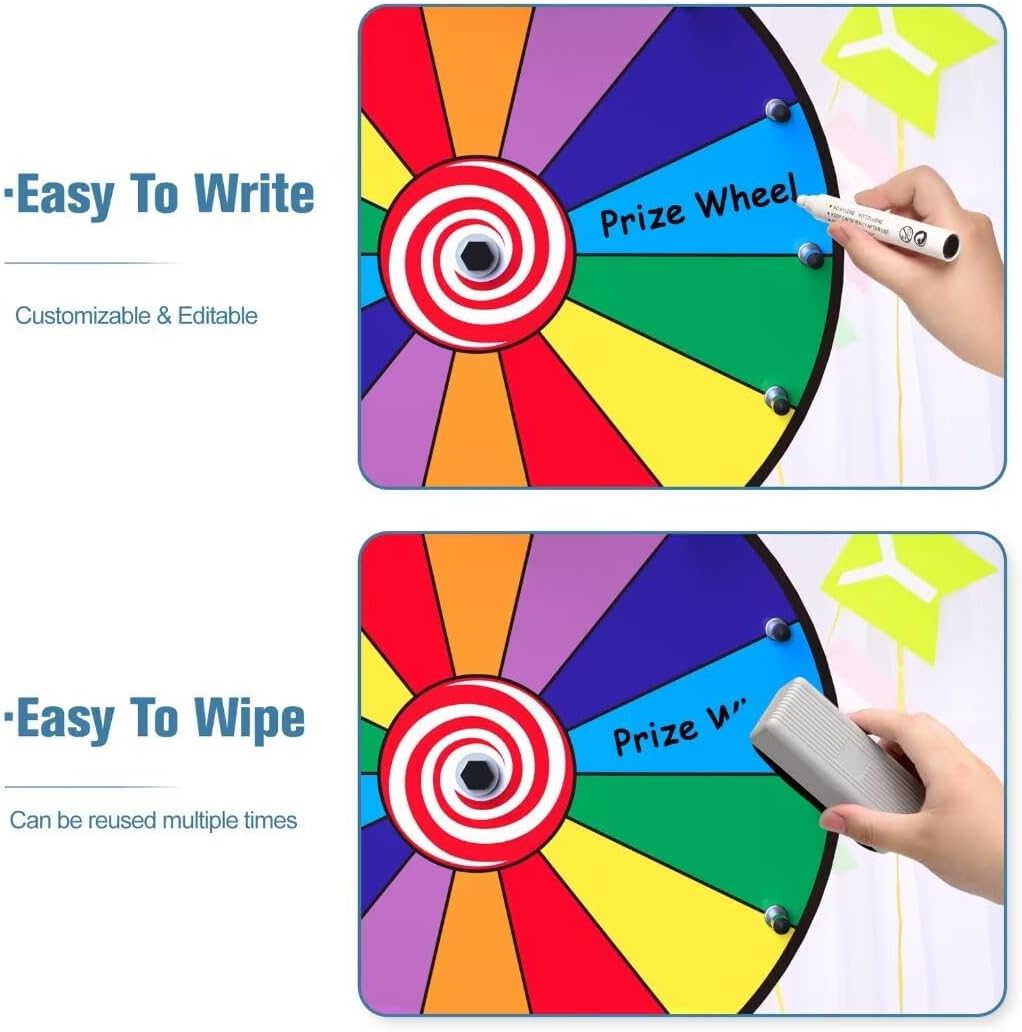 14 Slot Heavy Duty Spinning Prize Wheel with Base I44297