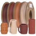Matte Rainbow 3D PLA Printer Filament 1.75 mm 1kg B732361