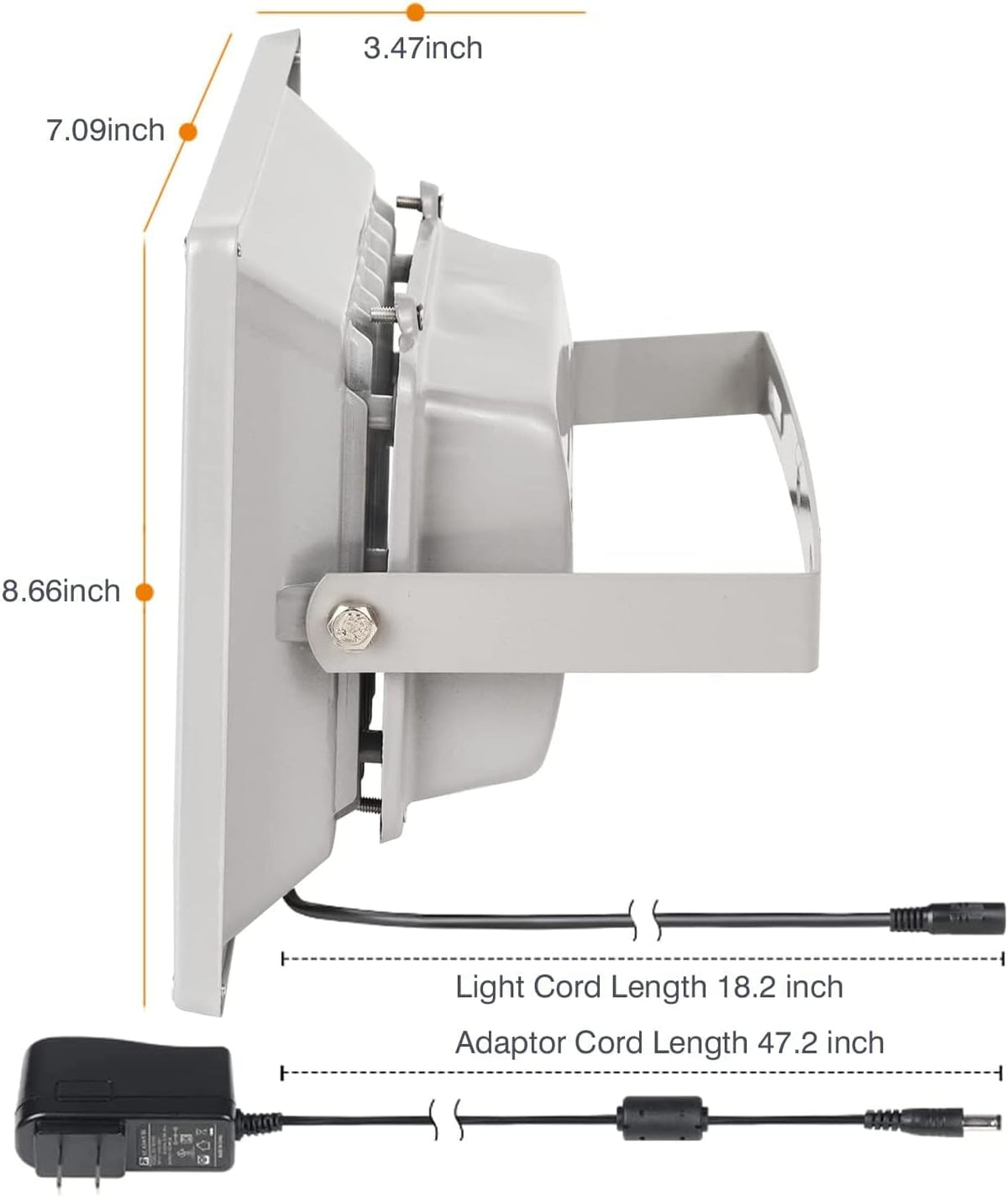 IR Illuminator 850nm 30-LEDs Waterproof Metal Housing G387