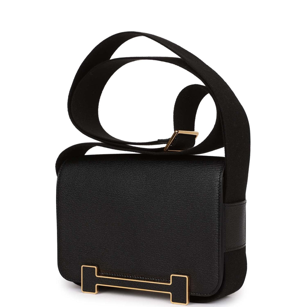 Black Chevre Bag E9903