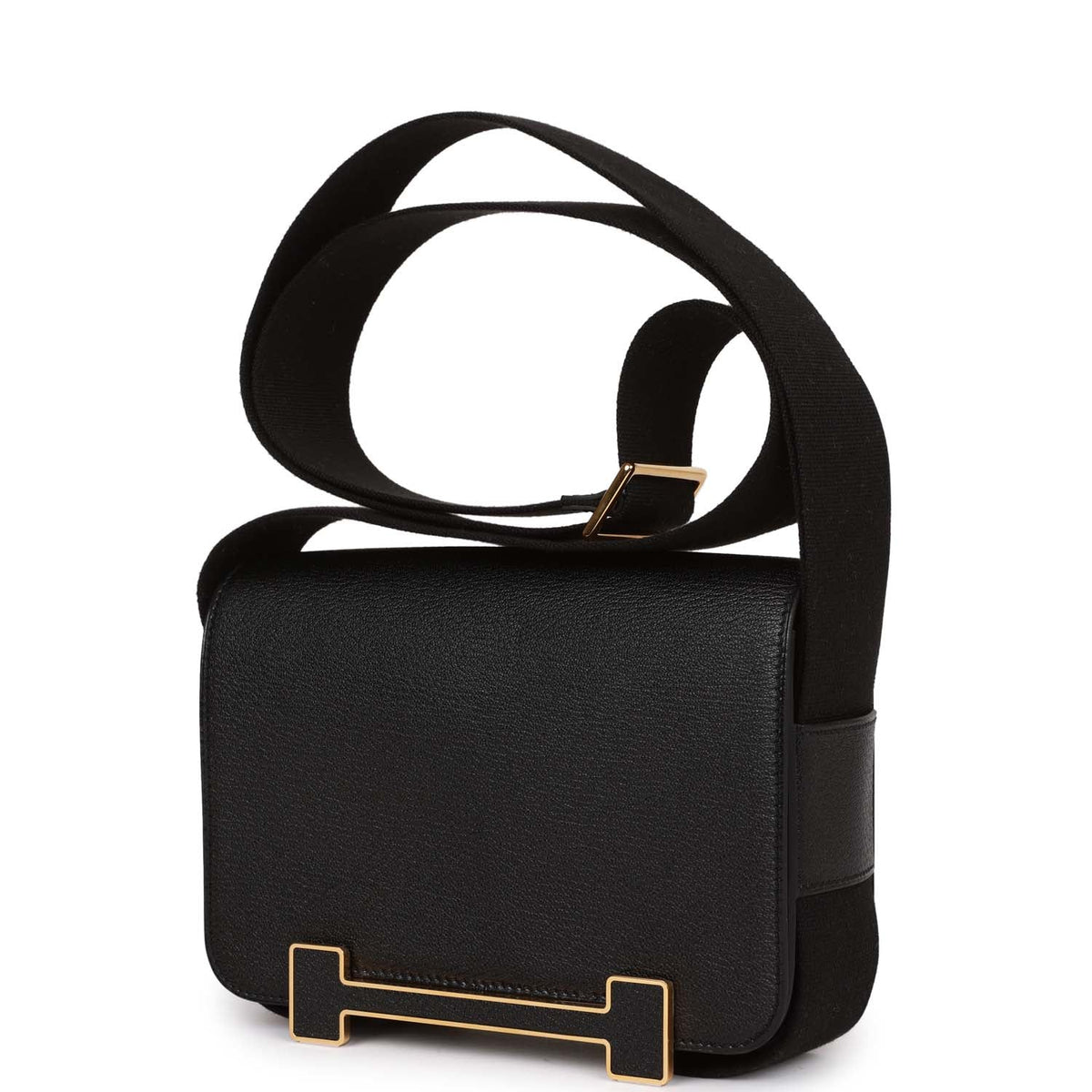 Black Chevre Bag E9903
