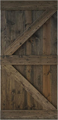 42 in x 84 in Knotty Wood Sliding Barn Door W4219