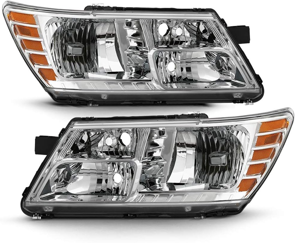 Chrome Housing Headlights Assembly Replacement Driver & Passenger Side K990959