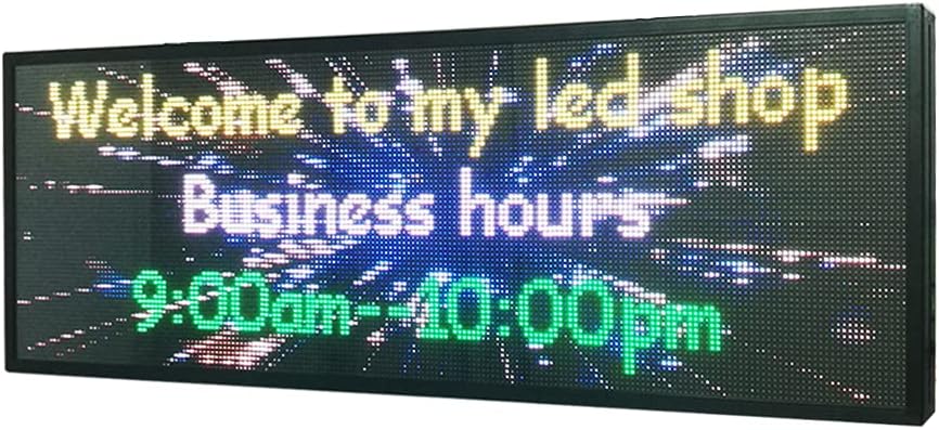 39x14 Indoor Full Color LED Scrolling Display Message Board A690037