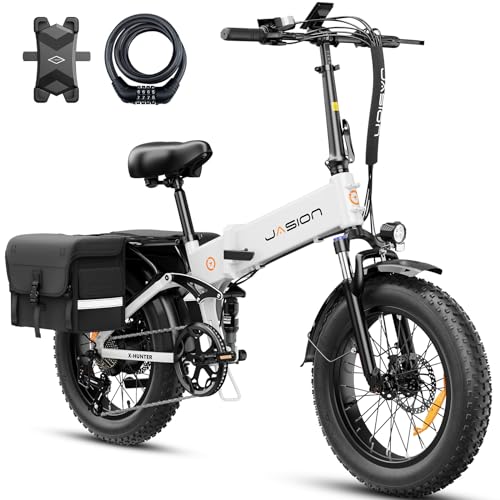 1400W Peak Motor 30MPH Max Speed 624WH Removable Battery Full Suspension 20 * 4.0 Fat Tire Foldable Ebike F916792