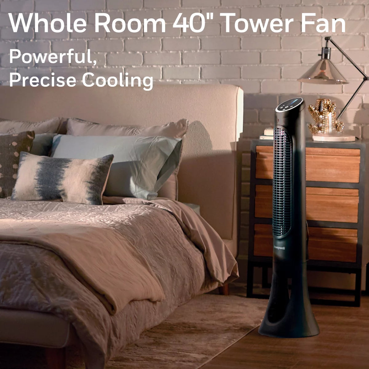 Black Oscillating Electric Tower Fan M8610