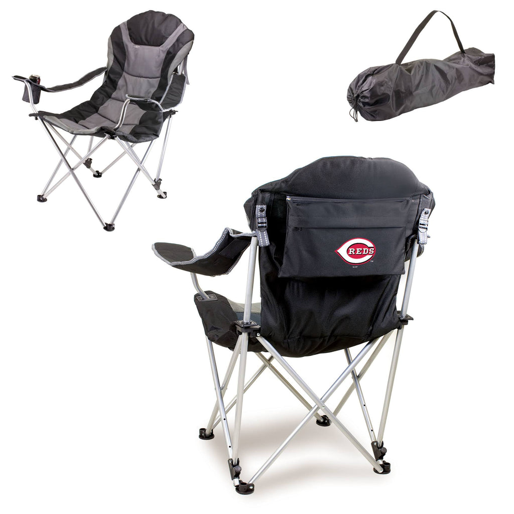 Black Reclining Camp Chair B648451